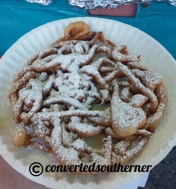 On the second trip I passes up the cookie dough and got funnel cake!